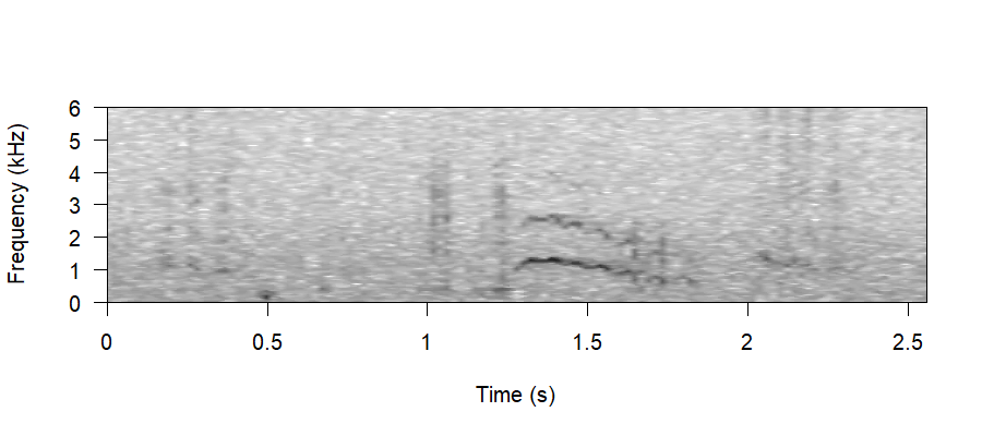 Spectrogram of Begging