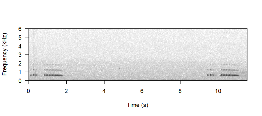 Spectrogram of Double Trill